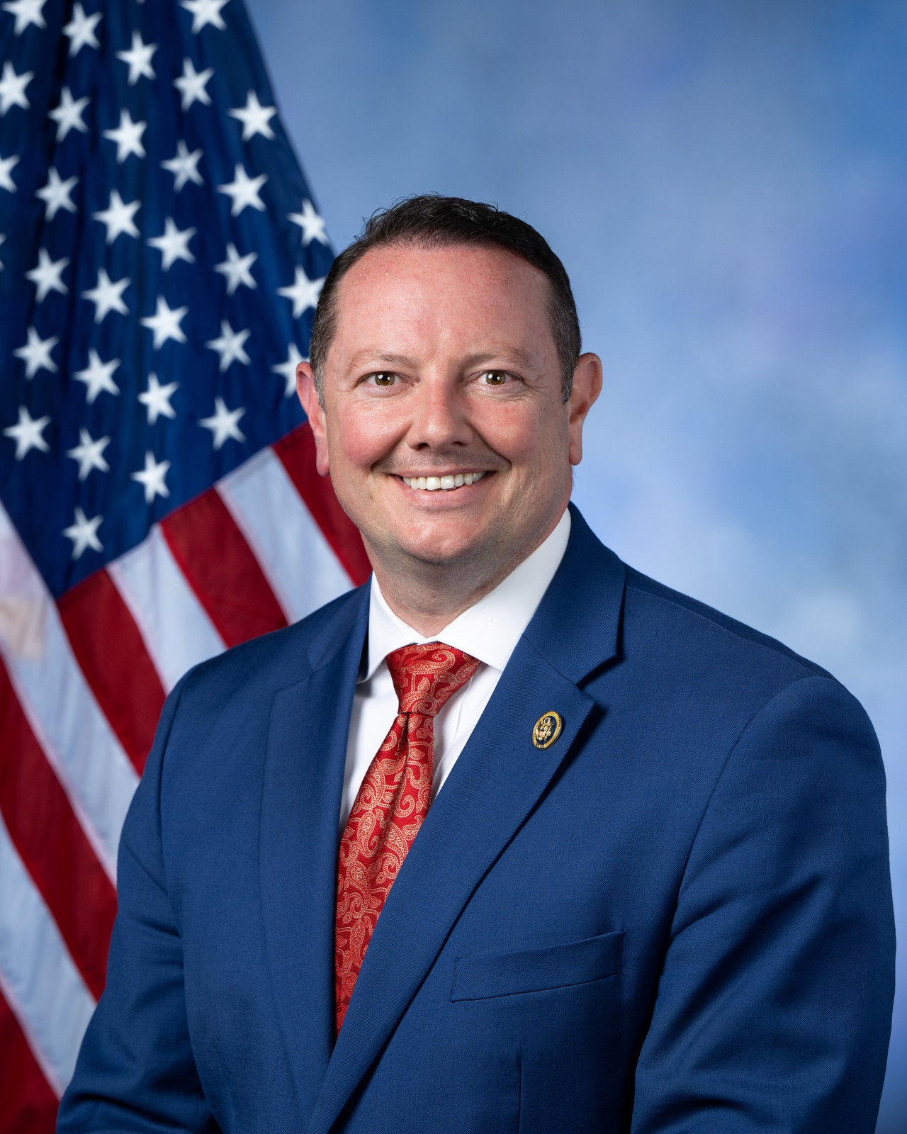 Official congressional portrait of Representative Eric Burlison of Missouri, who authored the Unidentified Anomalous Phenomena Disclosure Act adopted by the House as an amendment to the FY2027 National Defense Authorization Act on 22 July 2026. This is a portrait of the sponsor, not an image of any anomalous object; this case is a legislative action rather than a sighting.