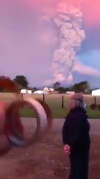 The Object by the Calbuco Eruption