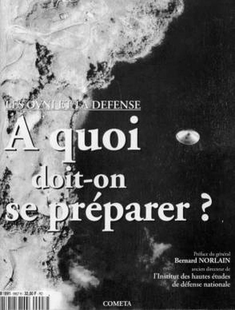 Cover of the COMETA report as issued in the French magazine VSD, the 1999 dossier "Les OVNI et la Défense" in which the Fartek 1979 sighting is catalogued by name. This is the real document that retained the case, not a depiction of the object, since no photograph of the Fartek craft exists.