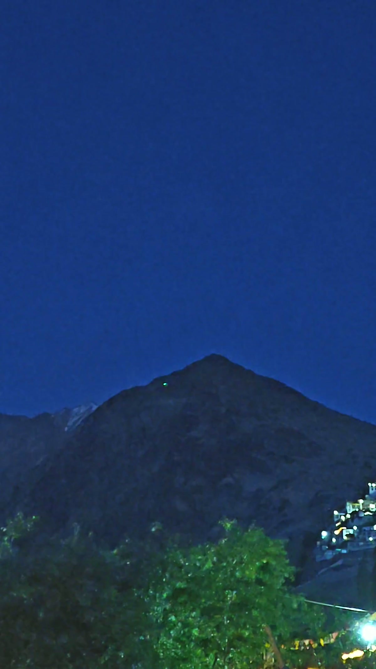 A Green Object Over Diskit, Ladakh (June 2026) - Diskit, Nubra Valley, Ladakh