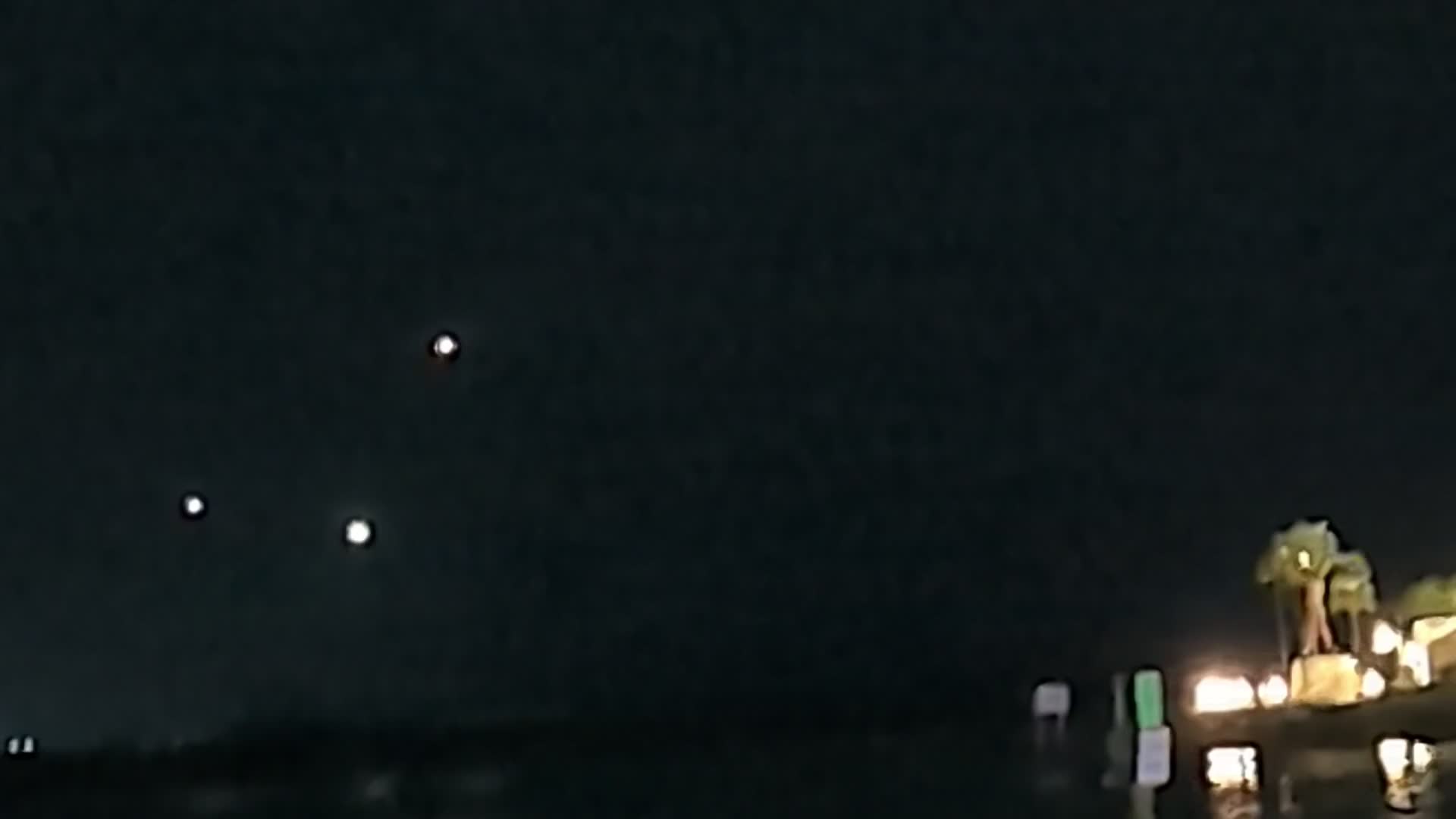 Glowing Orbs Over the Water in Miami (6 February 2026) - Miami waterfront, Biscayne Bay, Florida