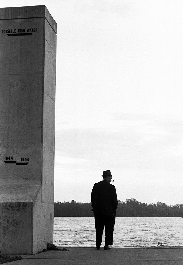 Garland D. "Frony" Fronabarger, the Southeast Missourian's first staff photographer (shown about 1967), is the real person named in the legend as having photographed the alleged 1941 crash. This is an authentic archival portrait of him, not the crash photo; that claimed print has never surfaced and likely never existed.