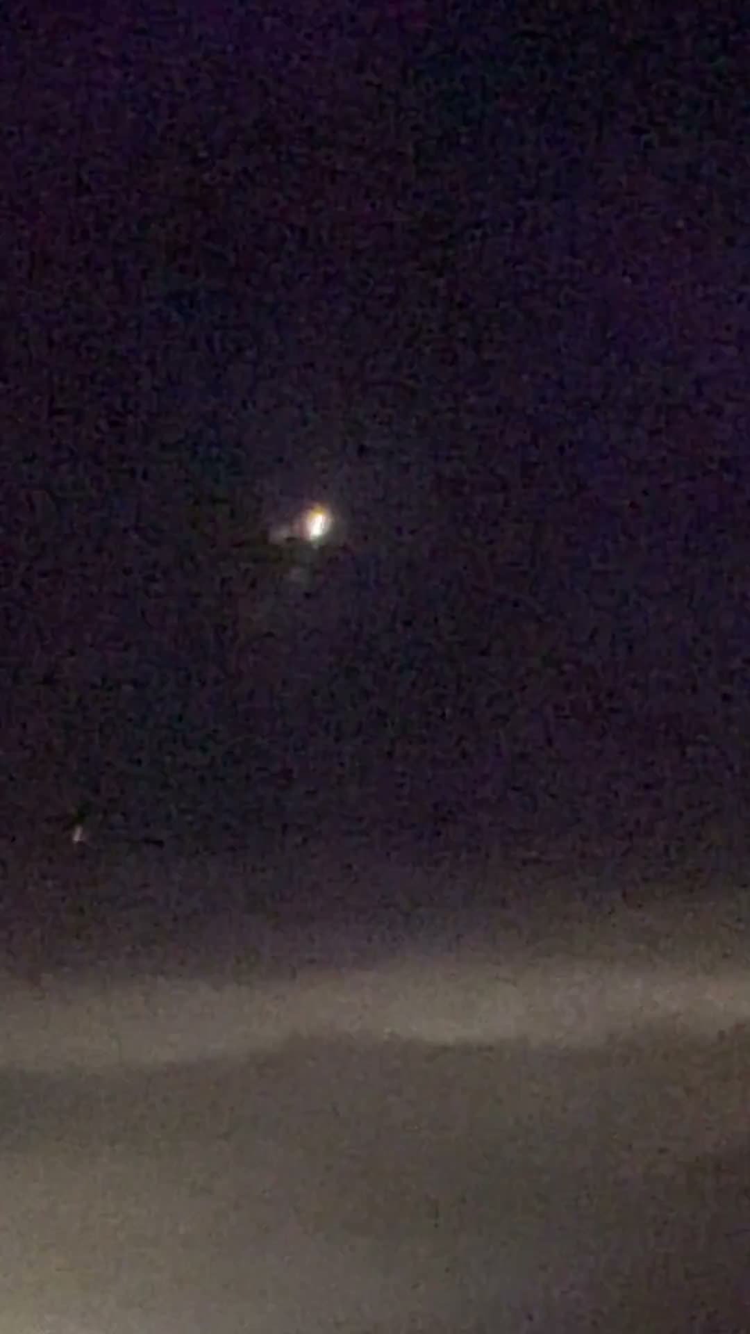 An Amber Light Above the Clouds Near San Francisco (23 June 2026) - Over the San Francisco Bay Area, California